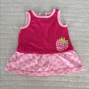 Circo Pink Strawberry Heart Tee